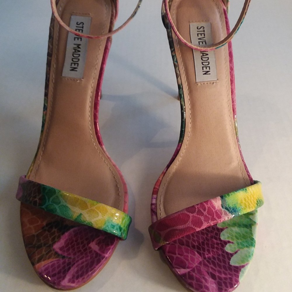 Faux Snakeskin Steven Madden Heels for Summer!!